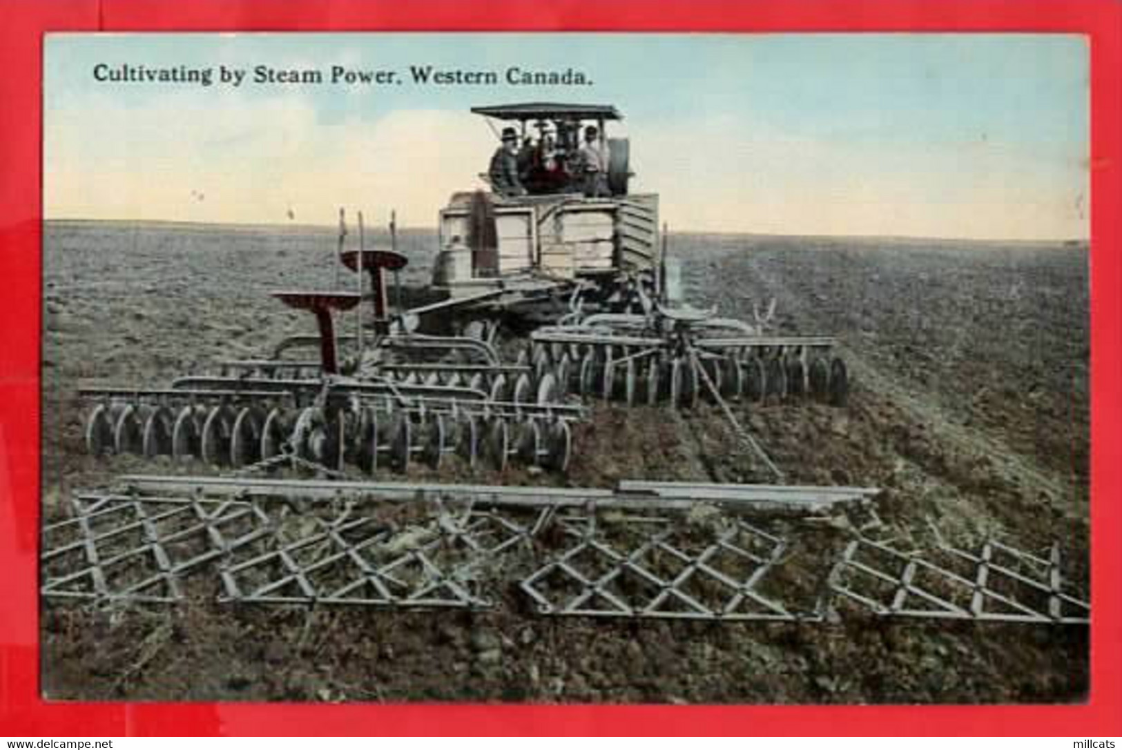 CANADA   CULTIVATING BY STEAM POWER    TRACTOR PLOUGHING - Autres & Non Classés