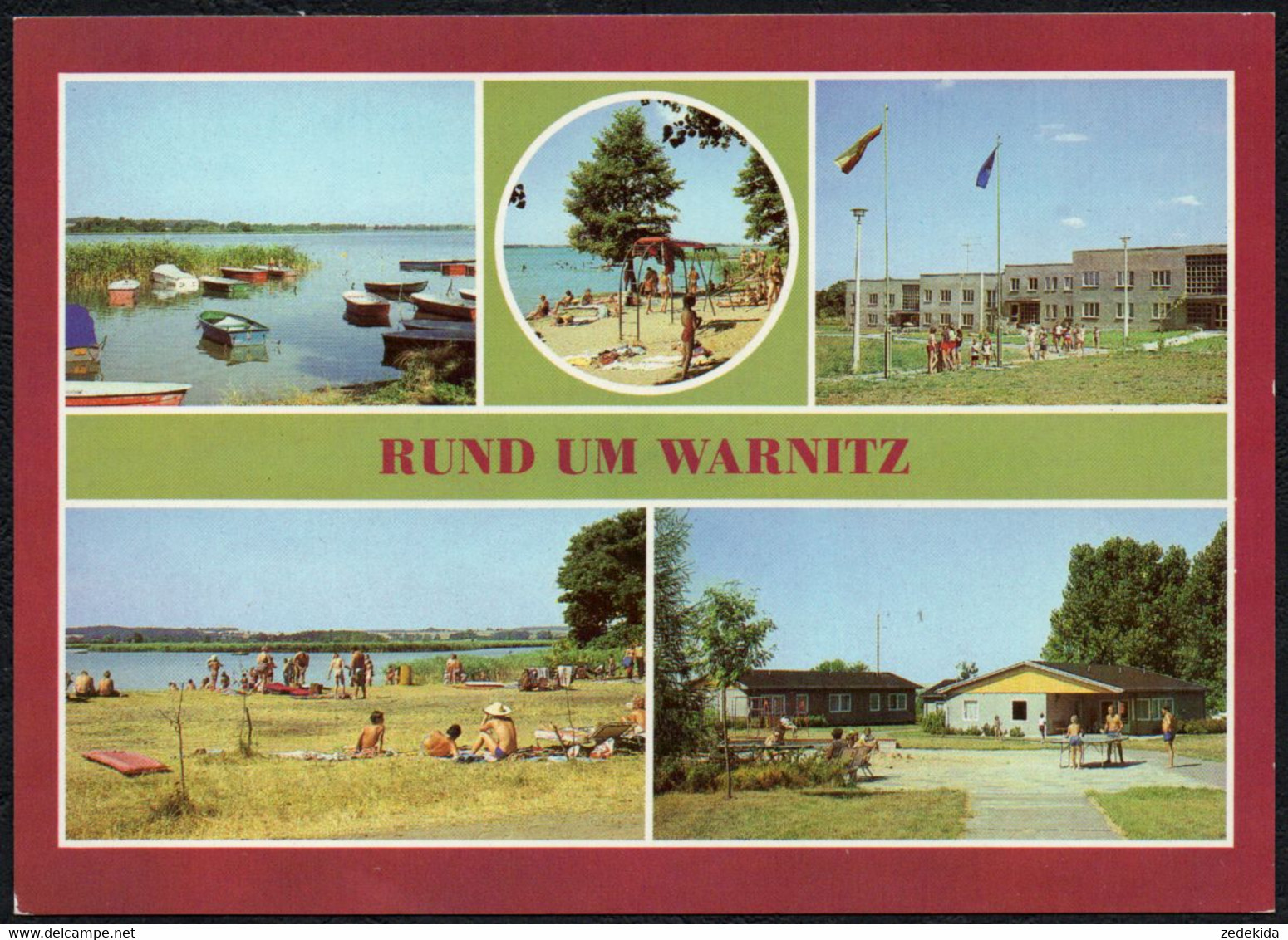 F1153 - TOP Warnitz Campingplatz C/89 Ferienlager Bungalowsiedlung - Bild Und Heimat Reichenbach - Prenzlau