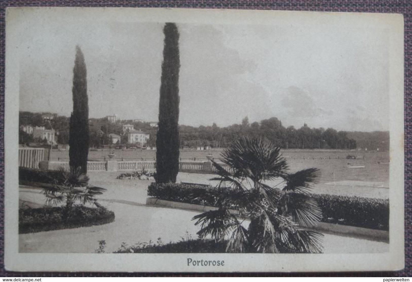 Piran Portorož / Pirano Portorose - Uferpromenade 1925 - Slovenia