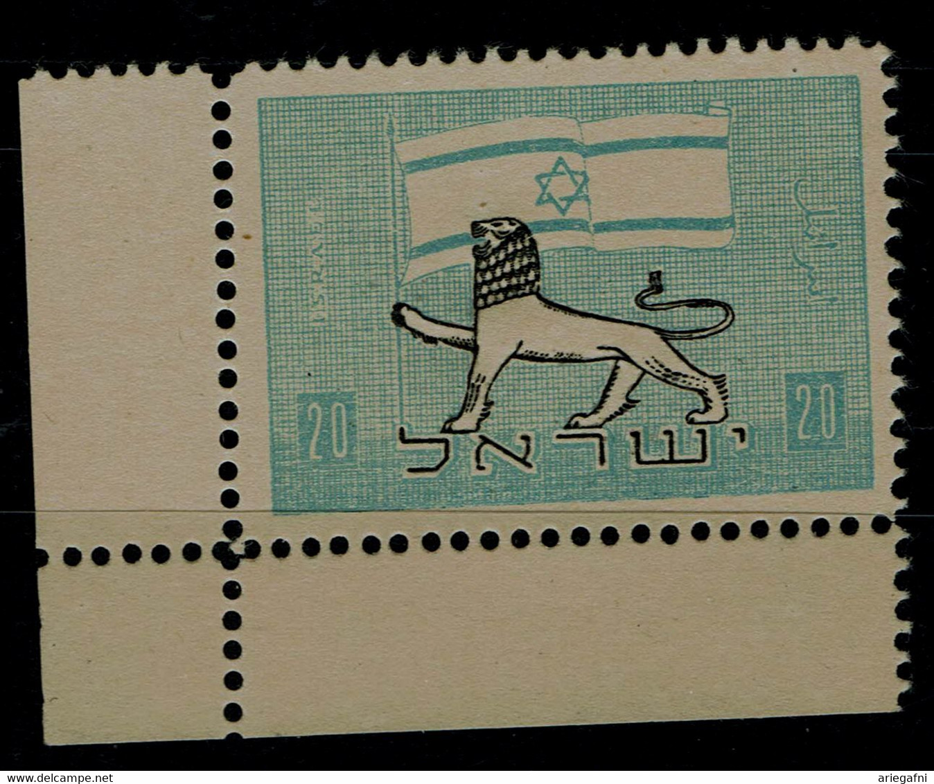 ISRAEL 1955 LION PROOF ESSAYS  MNH VF!! - Sin Dentar, Pruebas De Impresión Y Variedades