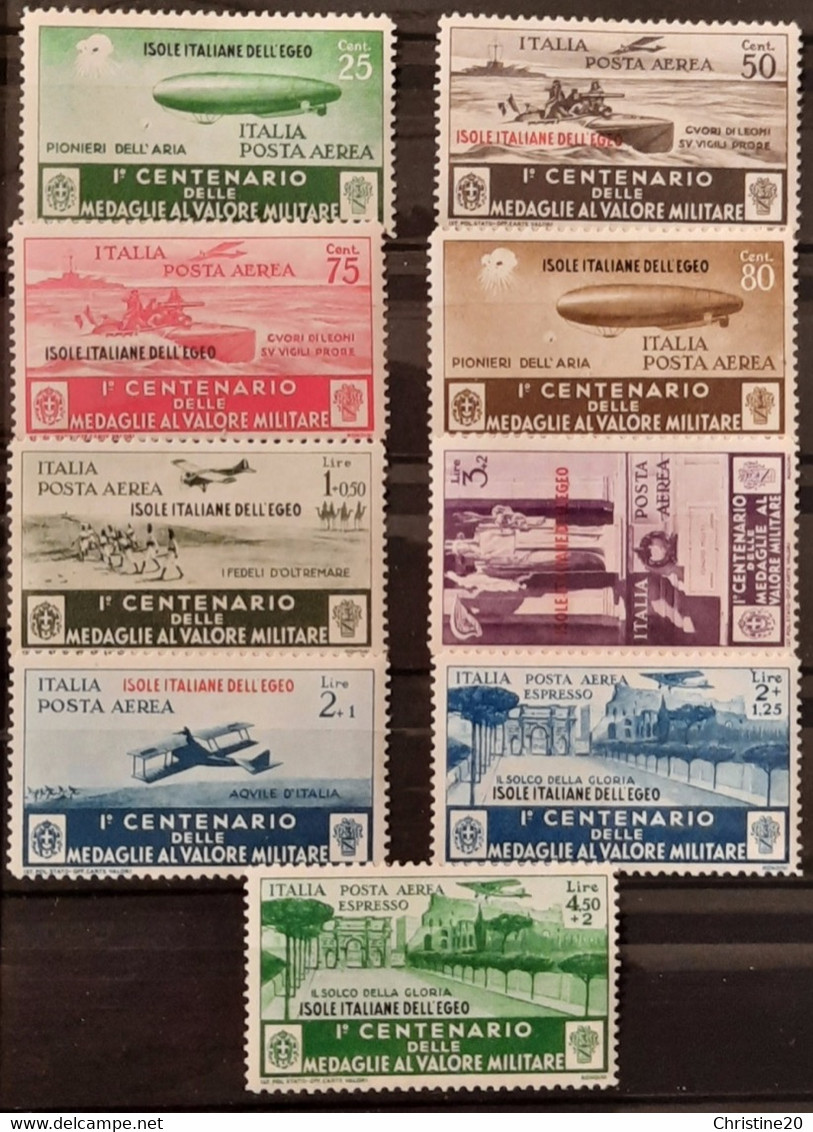 Italie Egée 1935 PA34/42 * TB Cote 360€ - Aegean