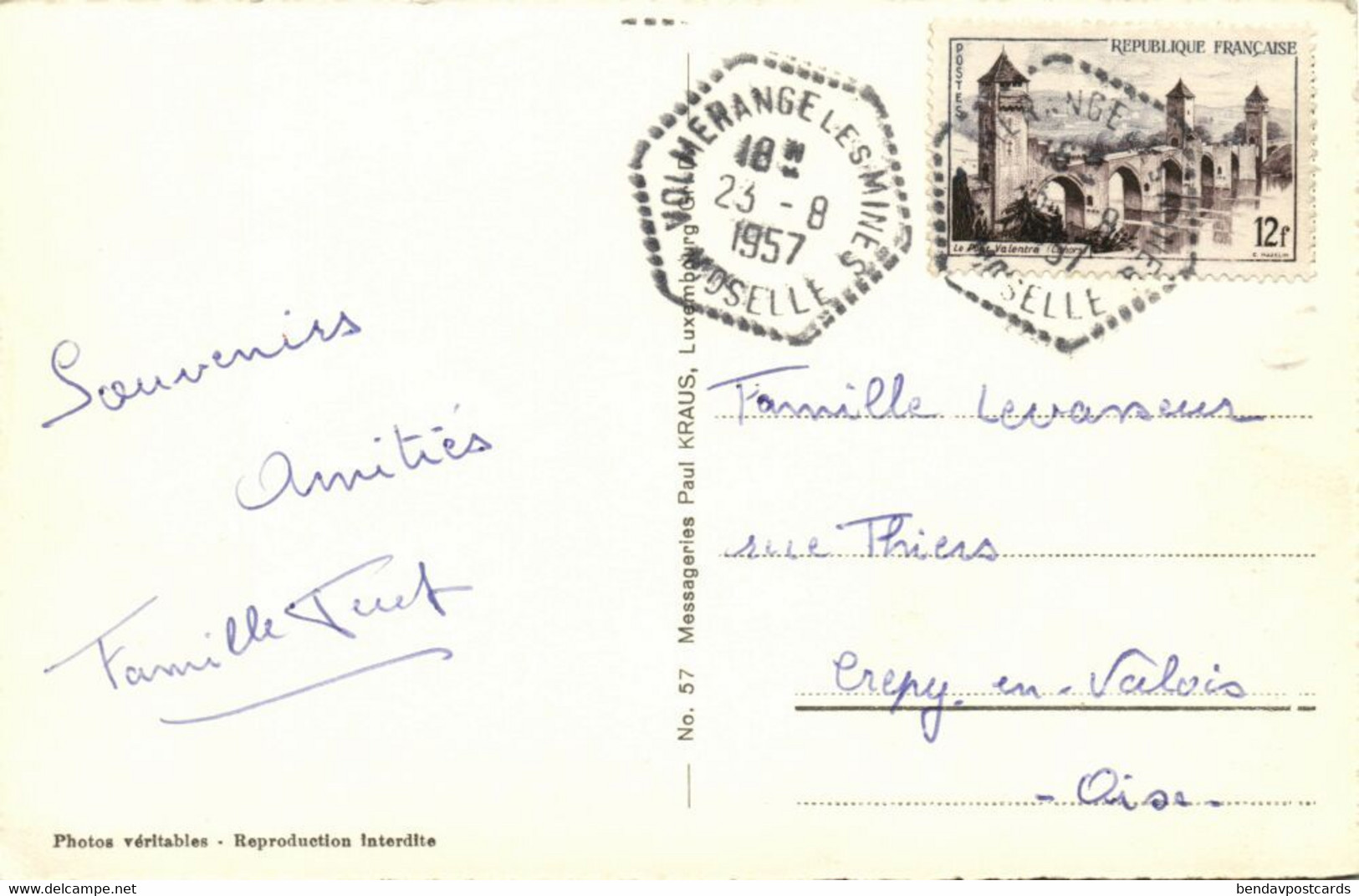 Luxemburg, DUDELANGE, Tele-Luxembourg Station D'émission (1957) RPPC Postcard - Dudelange