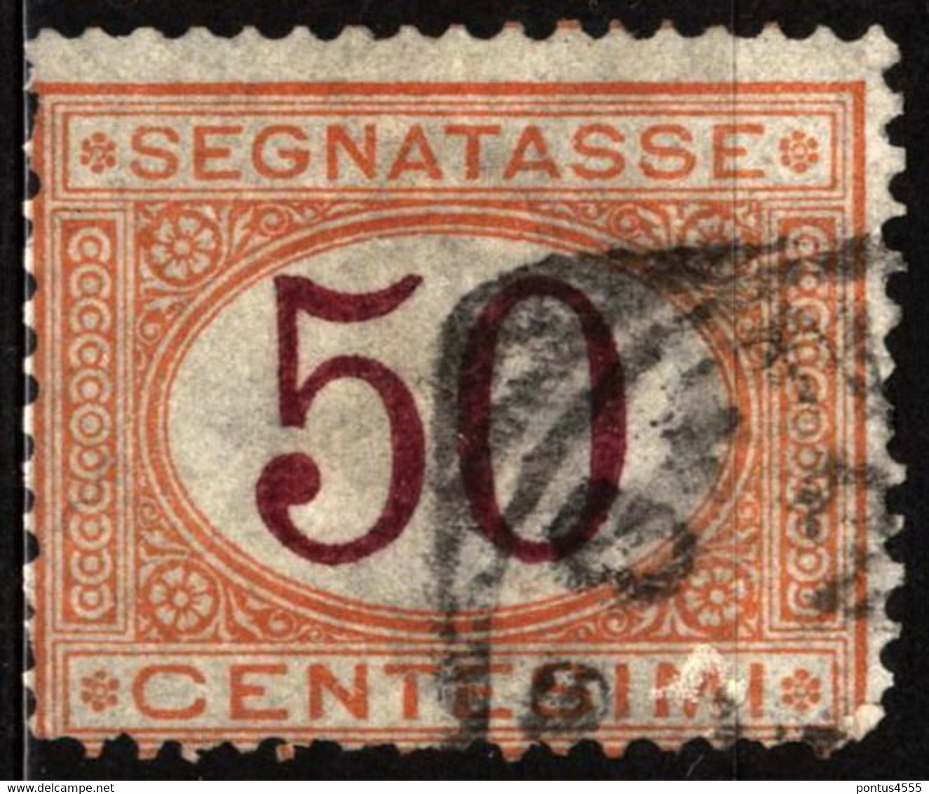 Italy 1890 Mi P9 Number Within An Oval - Taxe