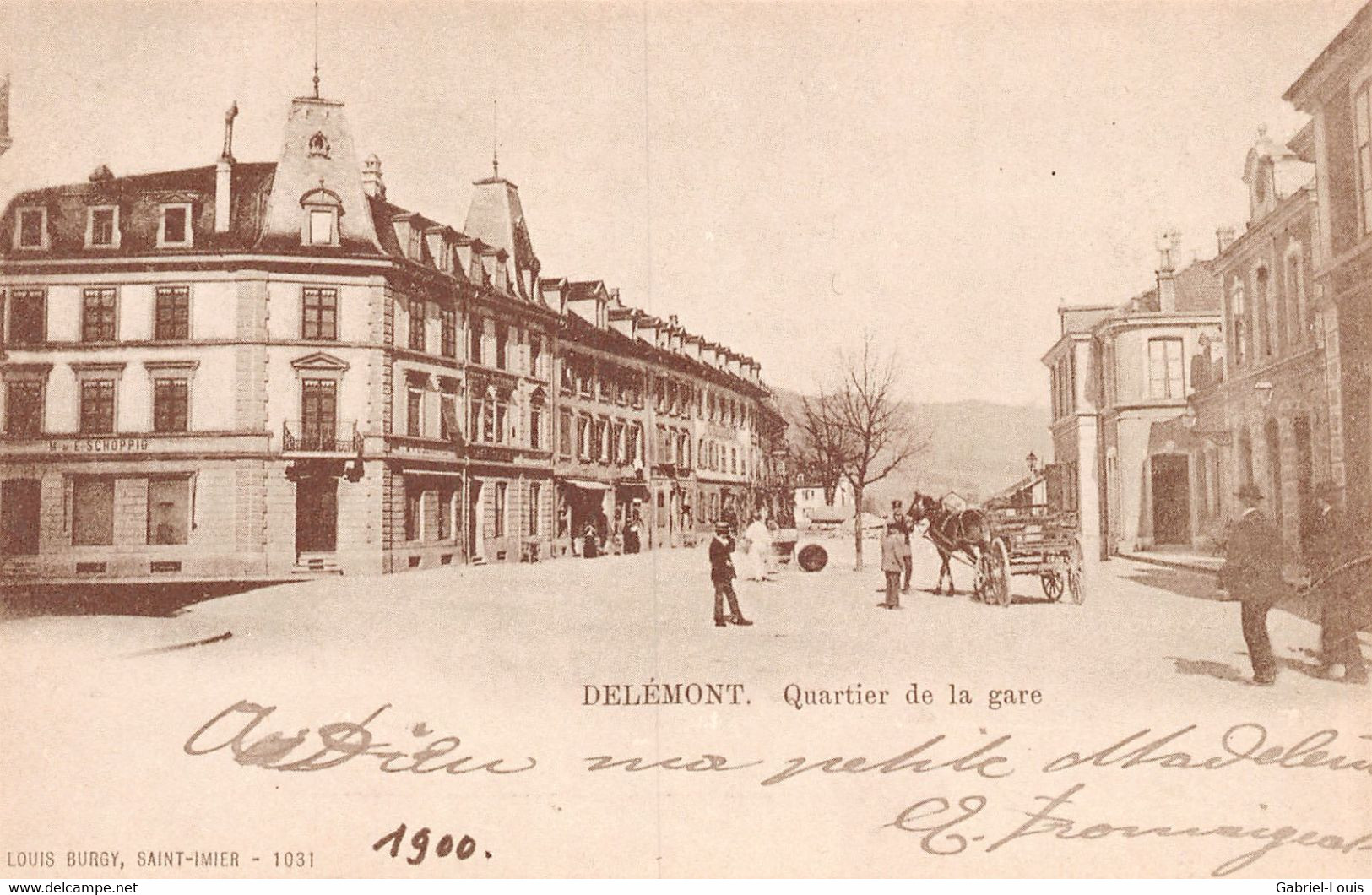 Reprocuction 16 Anciennes Cartes Postales De Delémont - Complet - Delémont