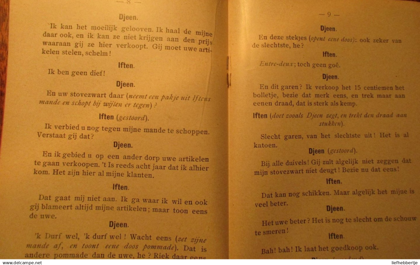 De Twee Rondleurders - Tweespraak Met Zang - Door L. Comyn En Ch. Defieu - Uitg. Witteryck - Delplace Te Brugge - 1904 - Théâtre