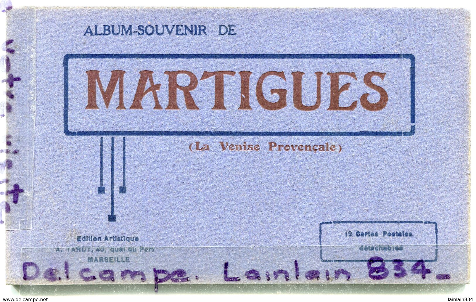 - Albm Souvenir De MARTIGUES - Carnet De 12 Vues Détachables, Venise Provençale, Tardy éditions, TTBE, Scans. - Martigues