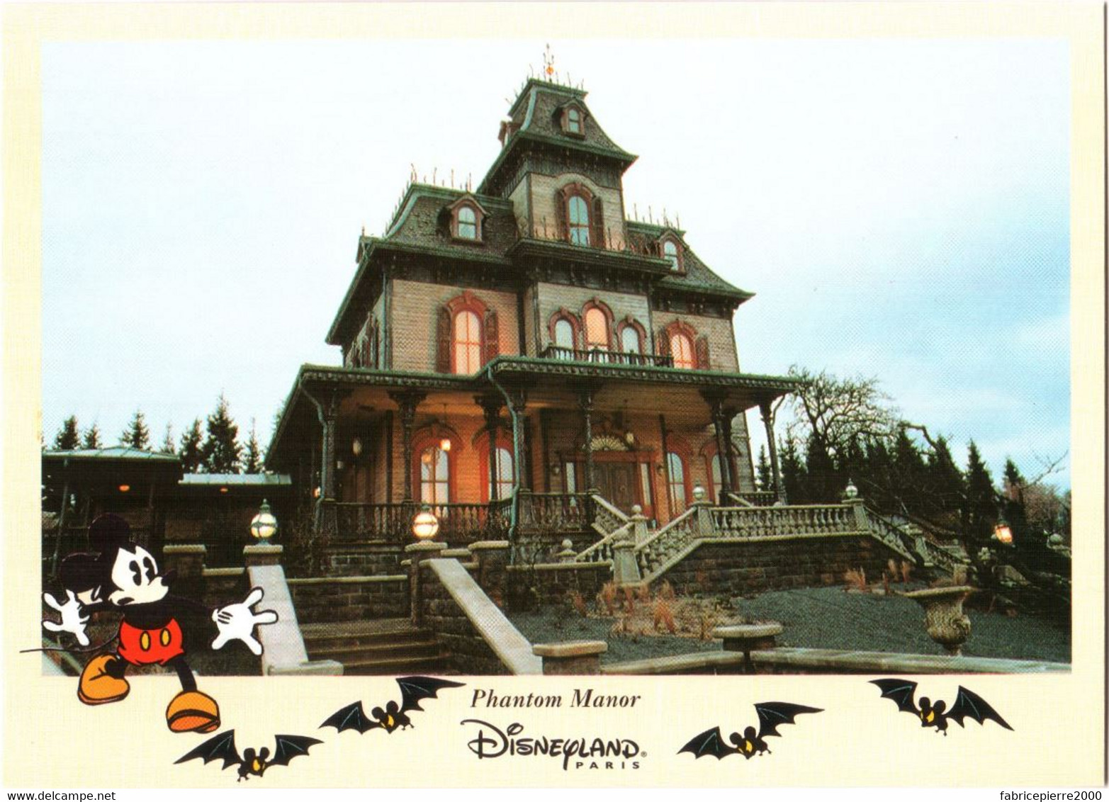 CPM 77 (Seine-et-Marne) Serris - EURODISNEY Disneyland Paris. Phantom Manor Et Mickey TBE Au Val D'Europe - Disneyland