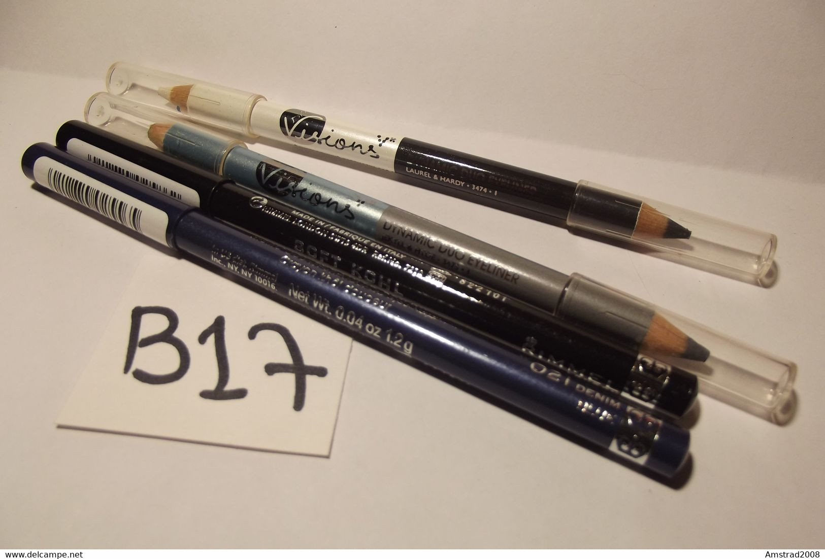 LOTTO COSMETICO COSMETIC EYELINER LIPLINER EYEBROW MADE ITALY VISION RIMMEL B17 - Kosmetika