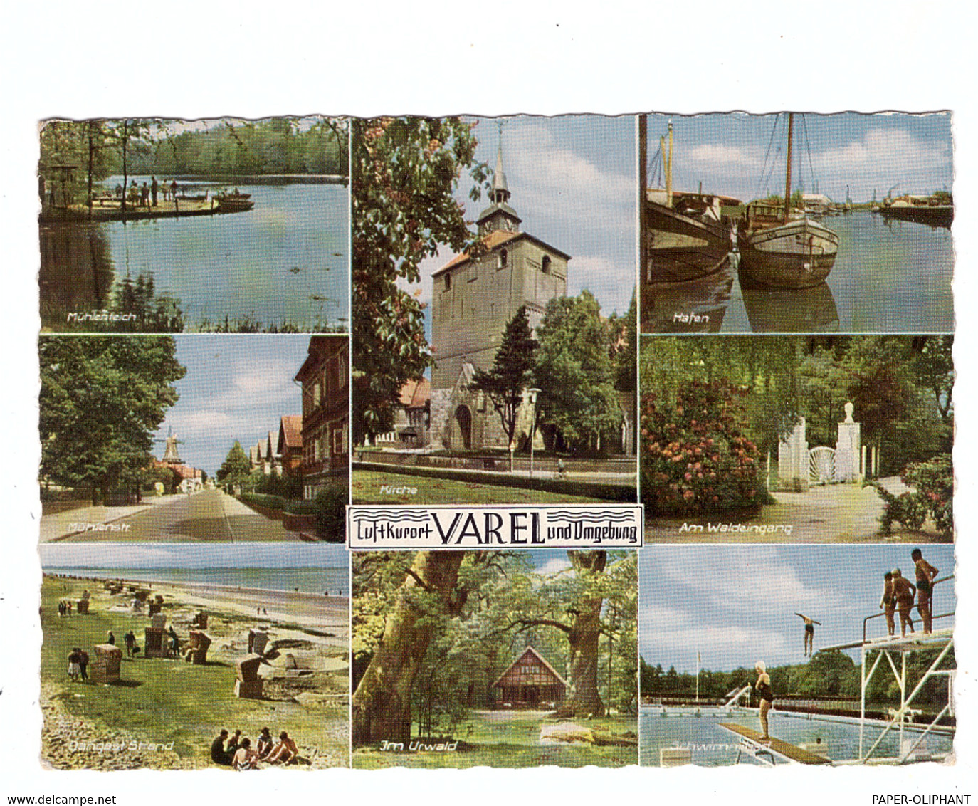 2930 VAREL, Dangast, Freibad, Hafen, Mühlenstrasse, Mühlenteich... - Varel
