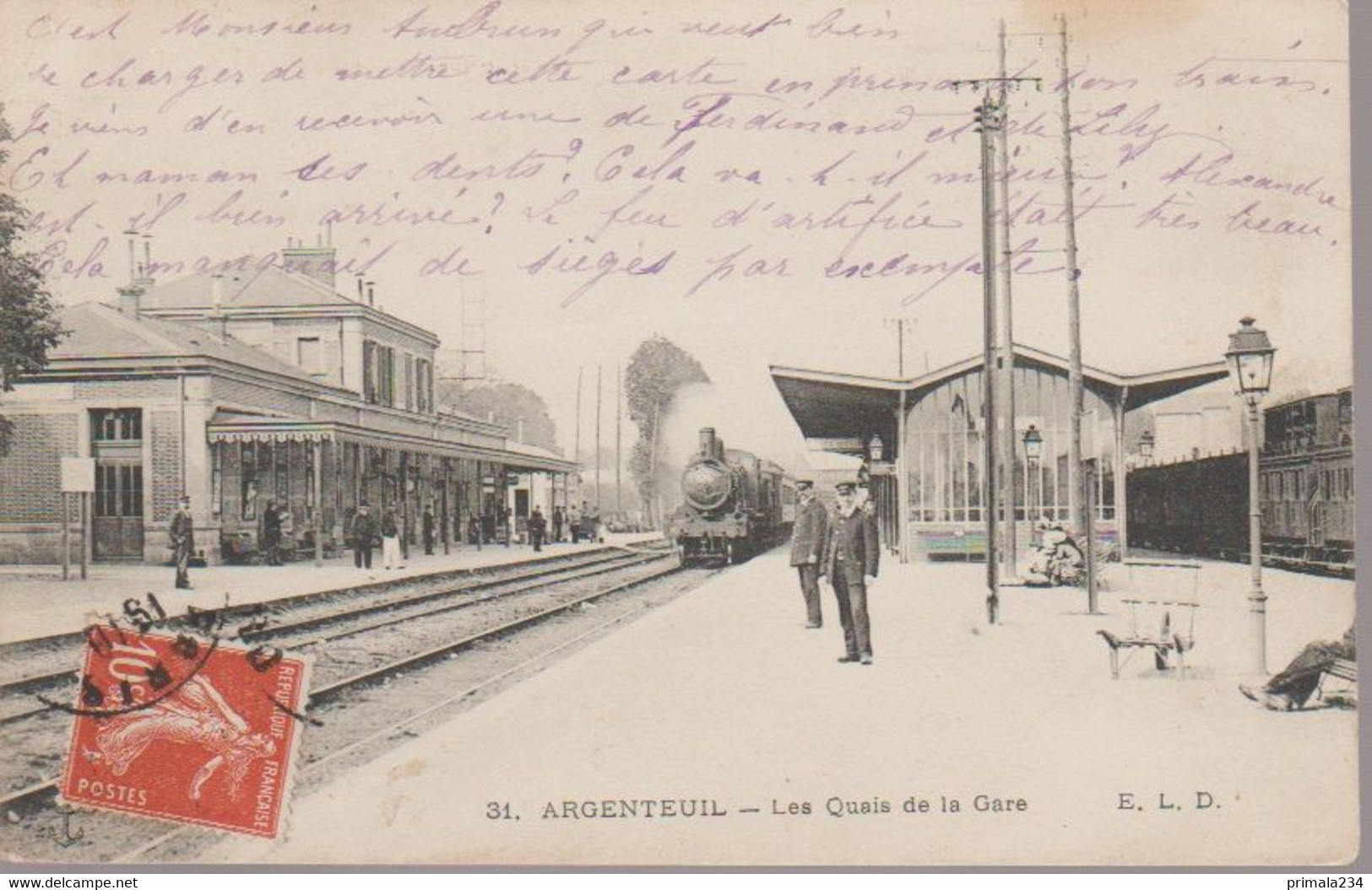 ARGENTEUIL - LES QUAIS DE LA GARE - Argenteuil