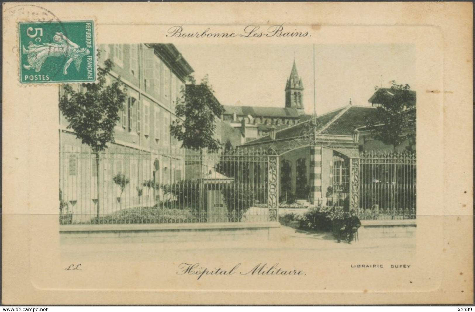 CPA - BOURBONNE-les-BAINS - Hôpital Militaire - Bourbonne Les Bains