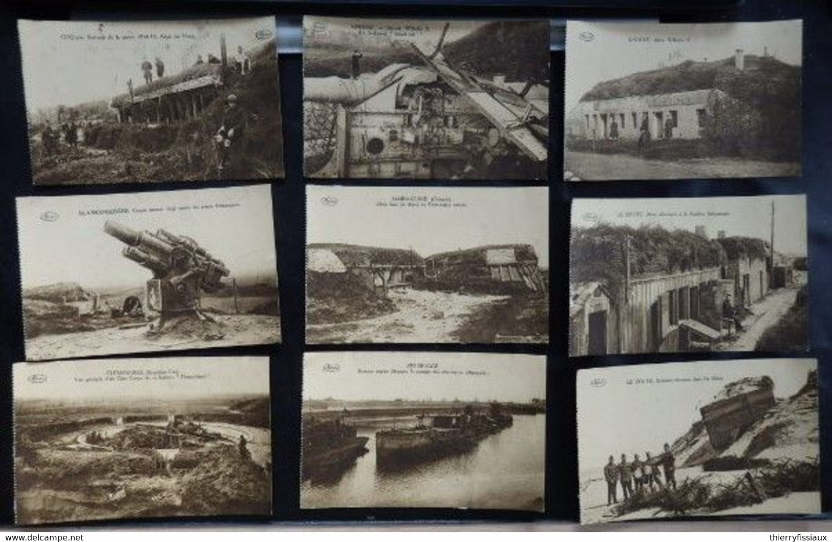 Militaria - Lot De 9 Cartes Postales - "Zoute/Knocke/Zeebrugge/Mariakerke/Coq/Blankenberghe/Clemskerke - 2 Scans - Autres & Non Classés