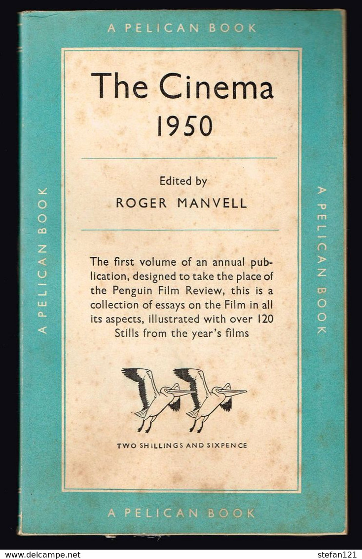 The Cinema 1950 - Roger Manvell - 1950 - 224 Pages 18 X 11 Cm - Culture