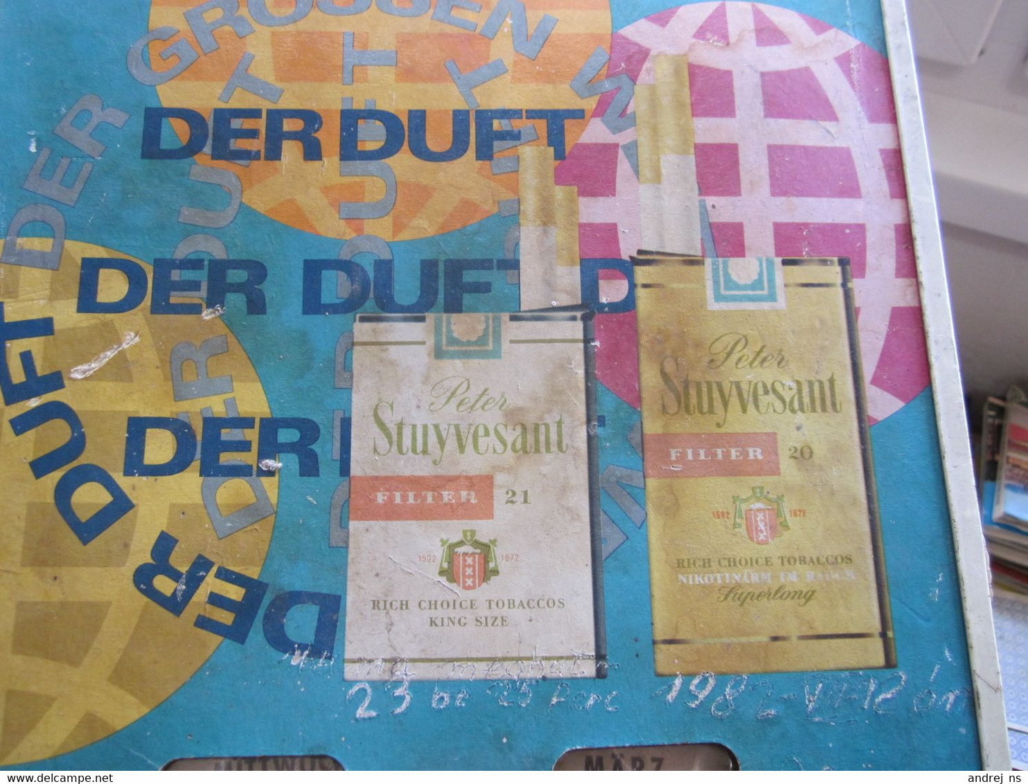 Large Wall Calendar  Stuyvesant Filter  Rich Choice Tobaccos King Size 42x30 Cm - Advertising Items