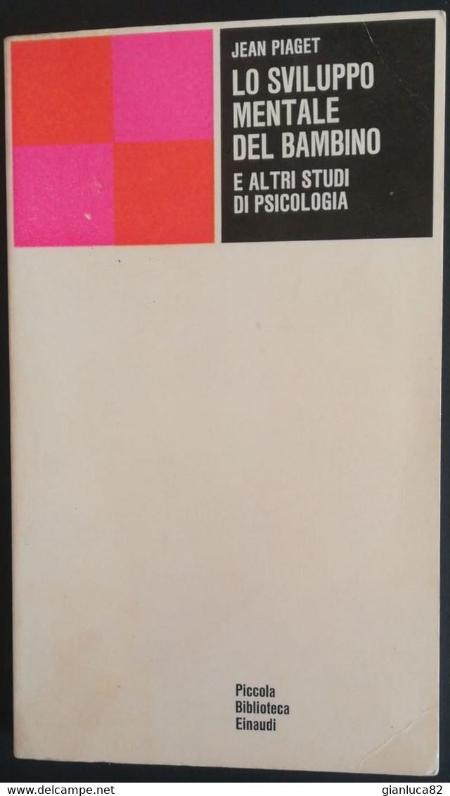 Lo Sviluppo Mentale Del Bambino Di Jean Piaget 1967 Einaudi  Come Da Foto - Medizin, Psychologie