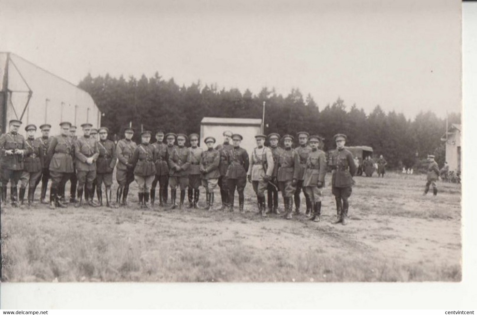 CARTE PHOTO   PRENZLAU   CAMP DE PRISONNIER GUERRE 39 45 ALLEMAGNE  OFFICIER ALLEMAND - Prenzlau