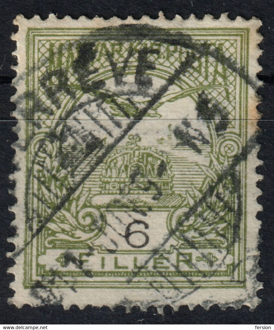 Péterréve Bačko Petrovo Selo Postmark TURUL Crown 1911 Hungary SERBIA Vojvodina BACKA BÁCS BODROG County KuK - 6 Fill - Vorphilatelie