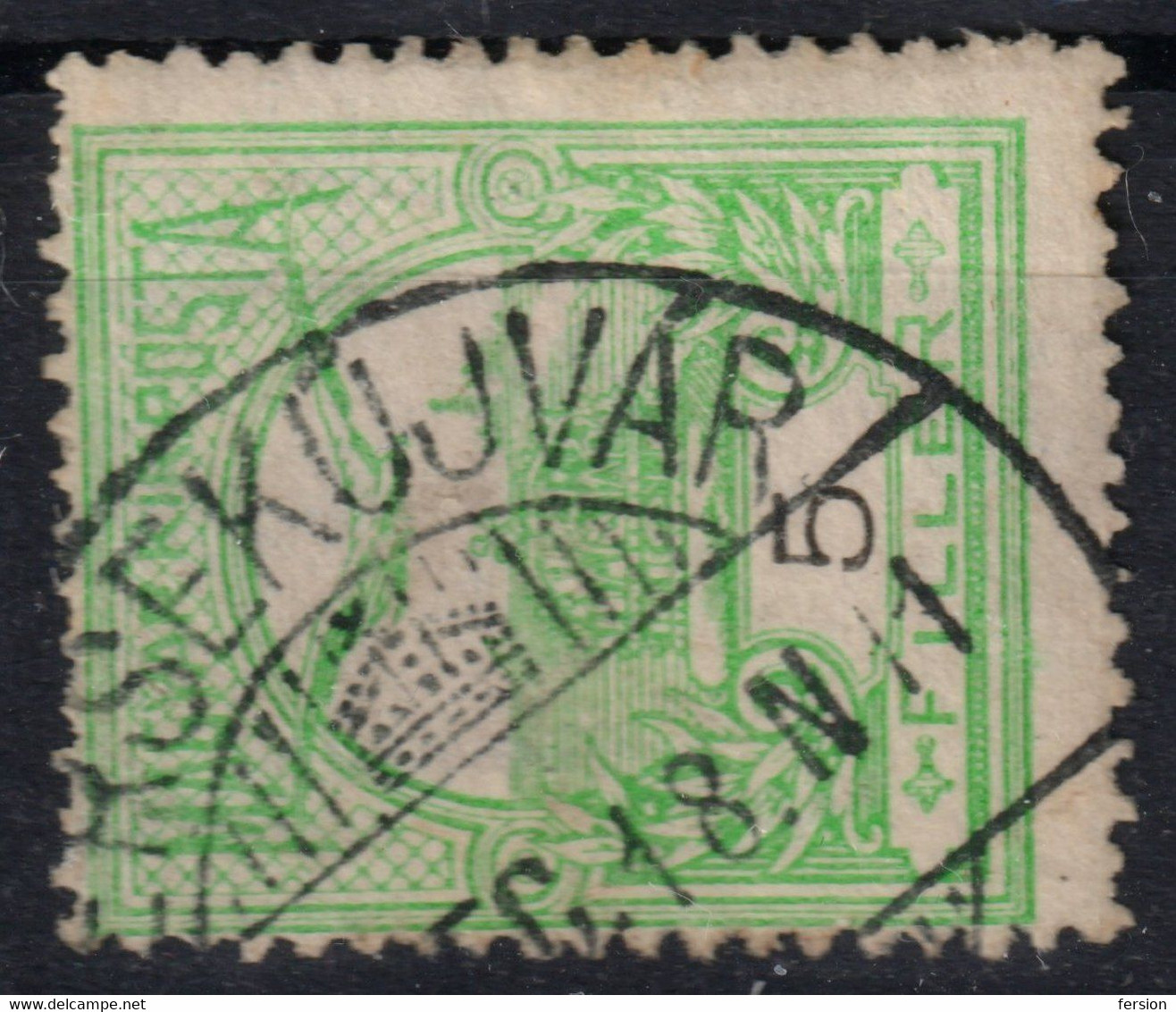 Érsekújvár Nové Zámky Postmark TURUL Crown 1910's Hungary SLOVAKIA - NYITRA County - KuK K.u.K  5 Fill - ...-1918 Préphilatélie