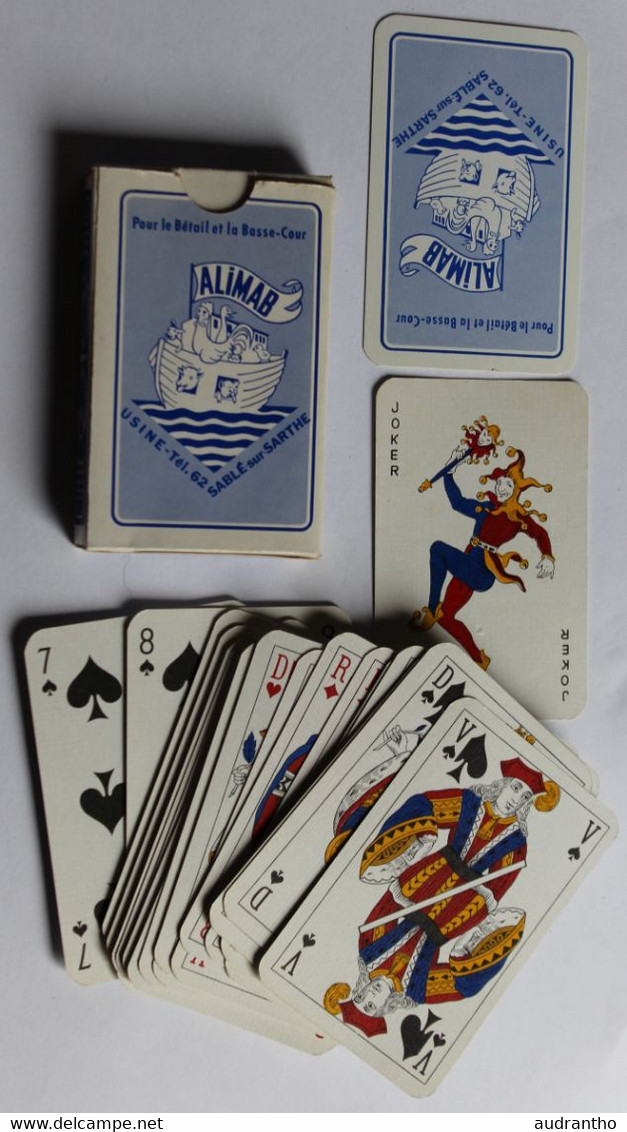 Ancien Jeu De 32 Cartes Rare Entreprise ALIMAB Usine De Sablé Sur Sarthe Bétail Et Basse Cour - 32 Cards