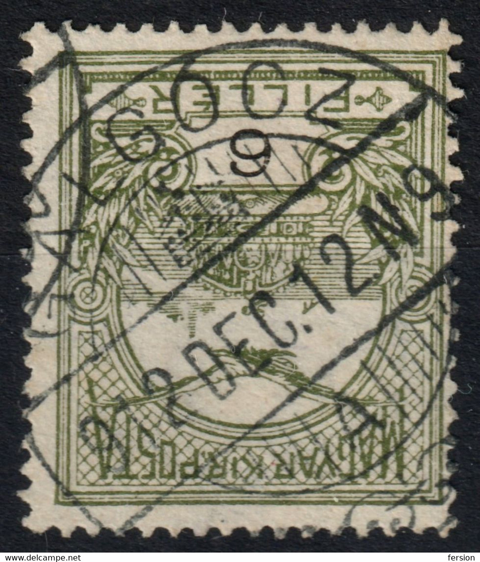 GALGÓCZ Hlohovec Galgóc Postmark TURUL Crown 1912 Hungary SLOVAKIA - Nyitra County - KuK K.u.K  6 Fill - ...-1918 Préphilatélie