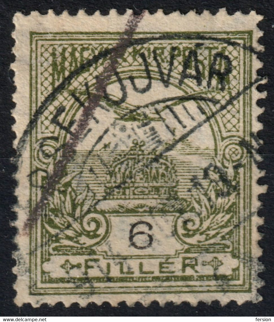 Érsekújvár Nové Zámky Postmark TURUL Crown 1914 Hungary SLOVAKIA - NYITRA County - KuK K.u.K  5 Fill - ...-1918 Préphilatélie