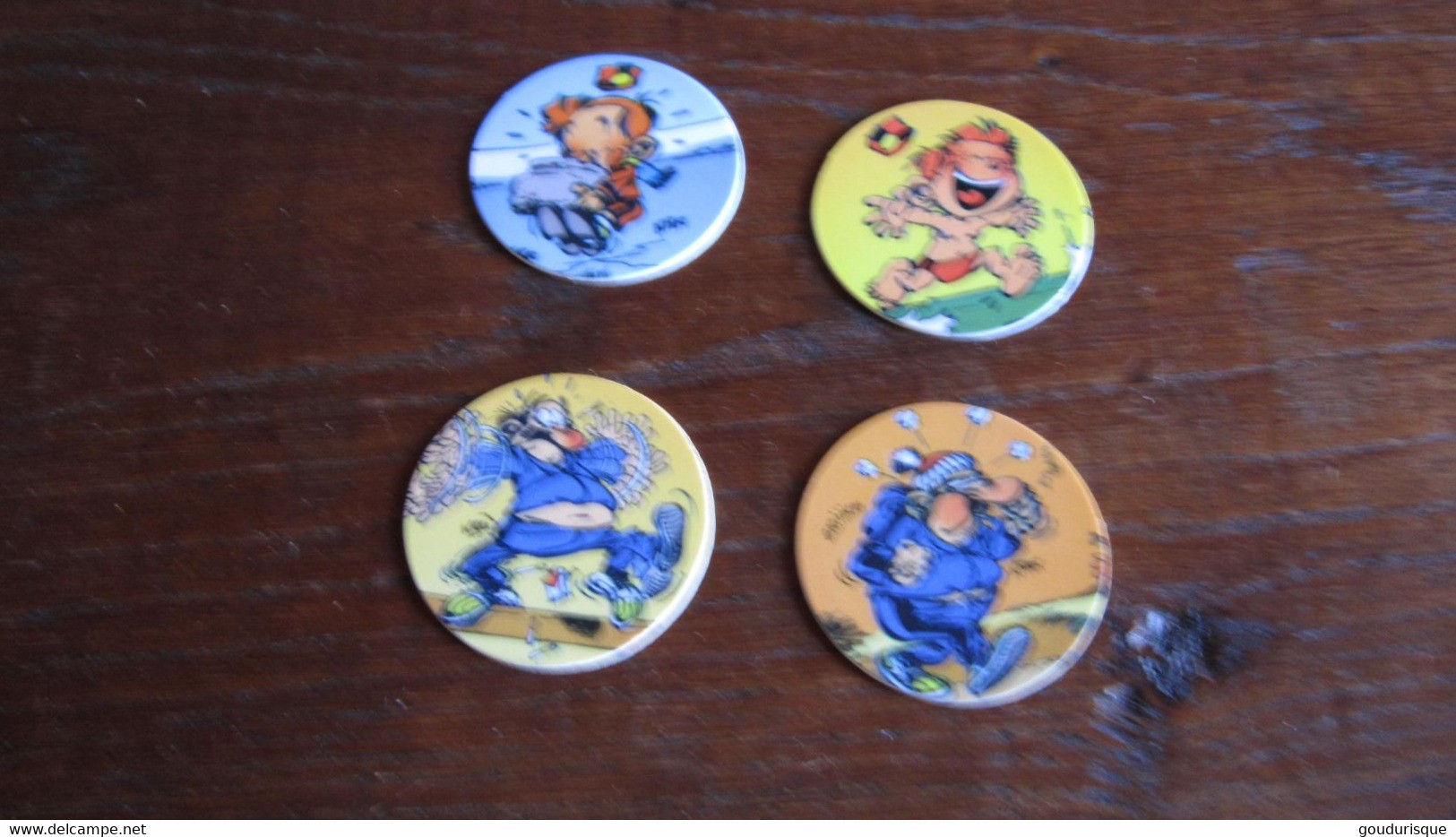 LE PETIT SPIROU 4 POGS BABYBEL   DUPUIS - Petit Spirou, Le