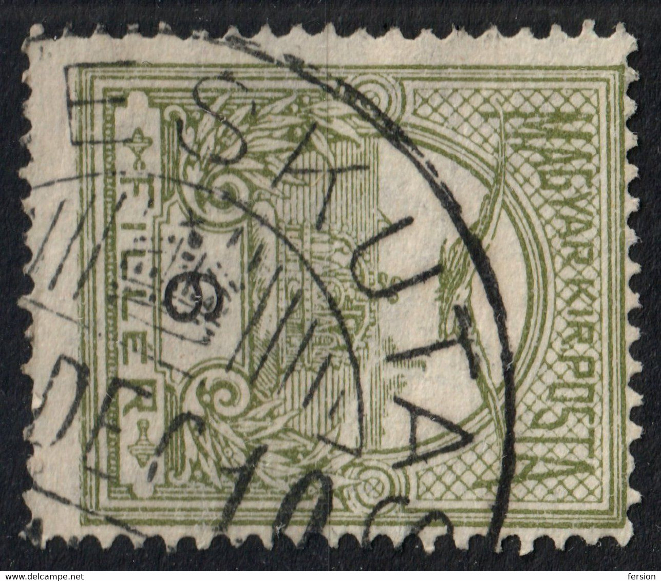Nemeskutas Kotessó Zemianska Kotešová Postmark TURUL Crown 1910's Hungary SLOVAKIA - Trencsén County - KuK K.u.K  6 Fill - ...-1918 Préphilatélie