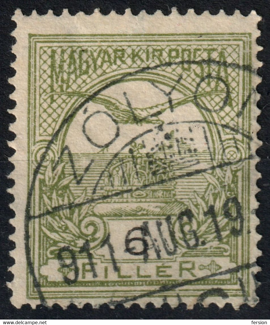 Zvolen ZÓLYOM Postmark TURUL Crown 1911 Hungary SLOVAKIA - ZÓLYOM County - KuK K.u.K  6 Fill - ...-1918 Préphilatélie