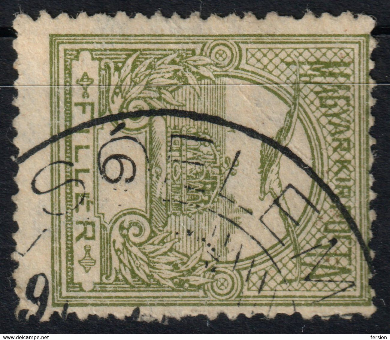 Alsóelemér ELEMIR ELEMÉR Postmark / TURUL Crown 1910's Hungary SERBIA Banat TORONTÁL County KuK K.u.K - 6 Fill - Prephilately