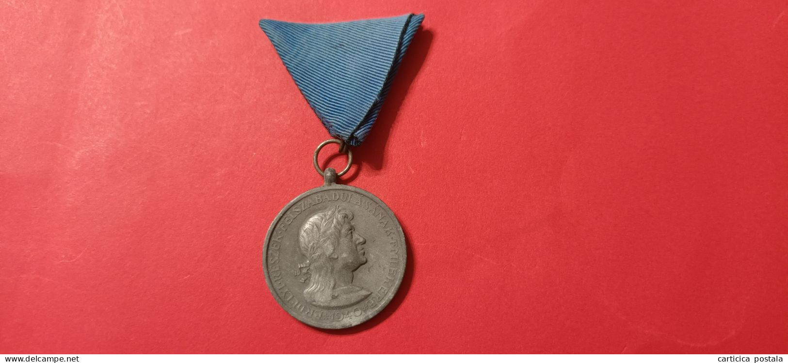 Romania Rumanien Maramures Baia Mare Nagybanya Medalie Comemorativa 1940 Eliberarea Transilvaniei - Royal / Of Nobility