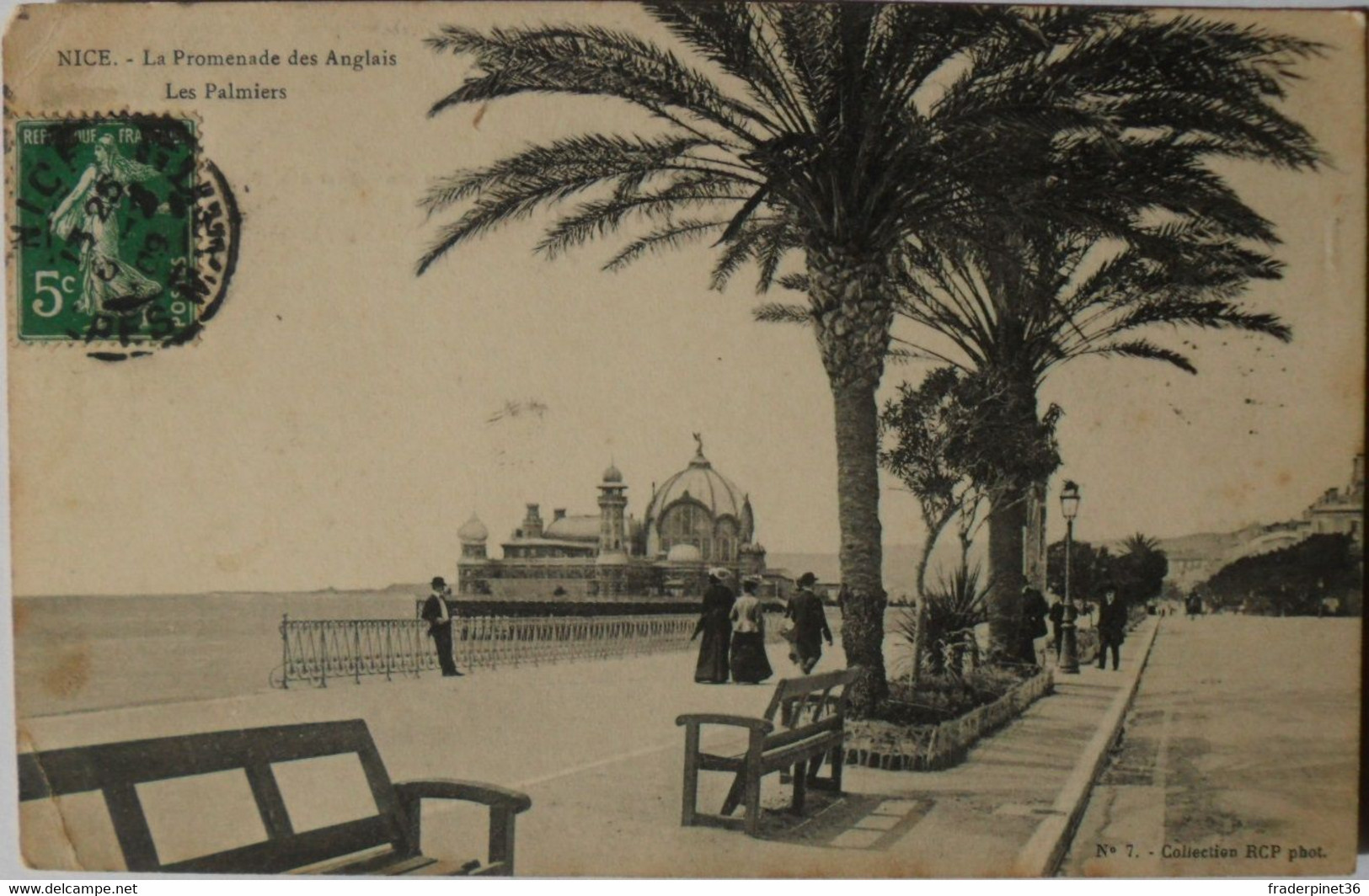 Cartes Postales NICE La Promenade Des Anglais Palmiers N° 7 - Museos