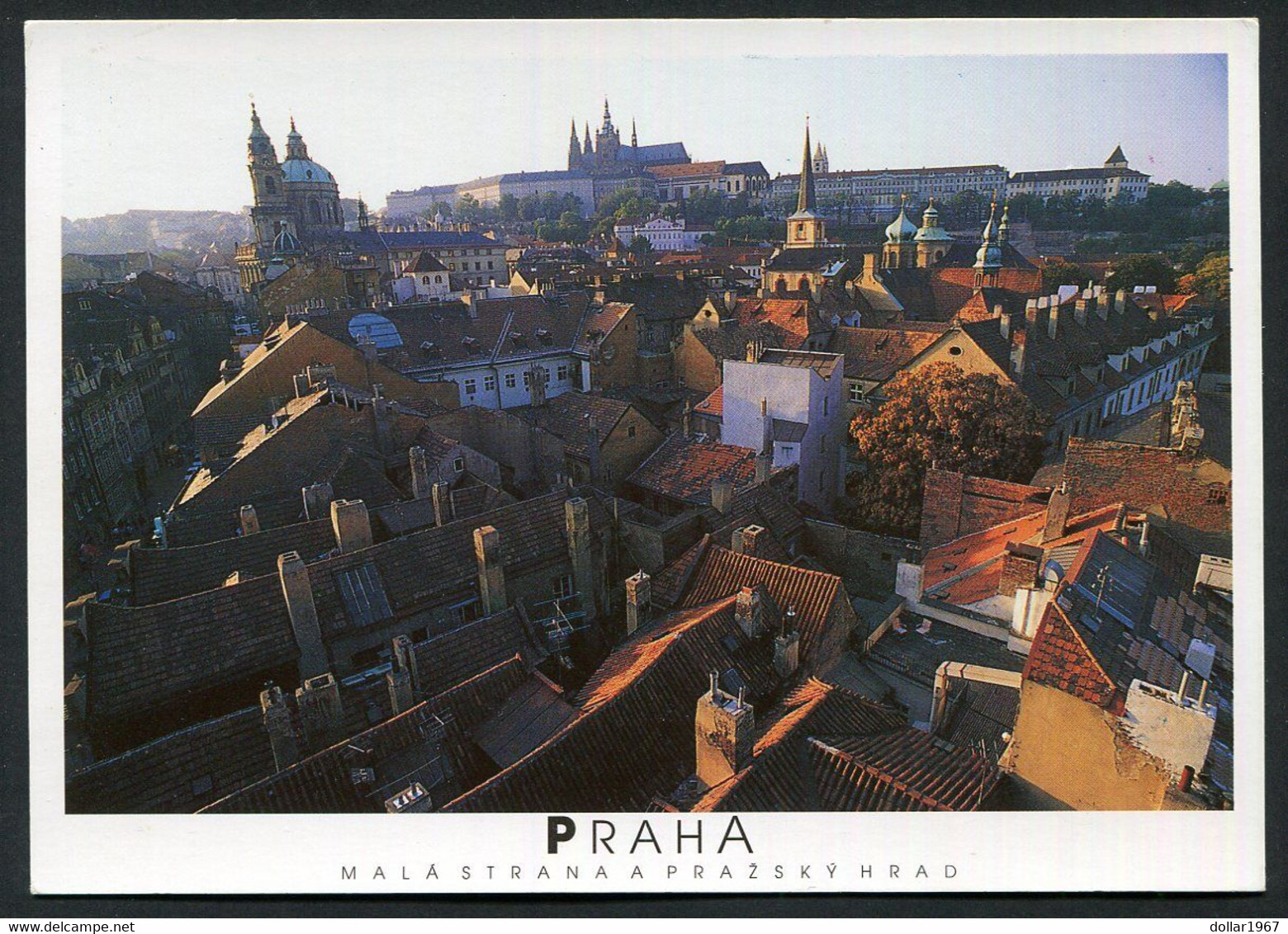 Hlavní Město Praha, Malastranaaprazskyhrad , Praag .  - NOT  Used  2 Scans For Condition. (Originalscan !! ) - Cecenia