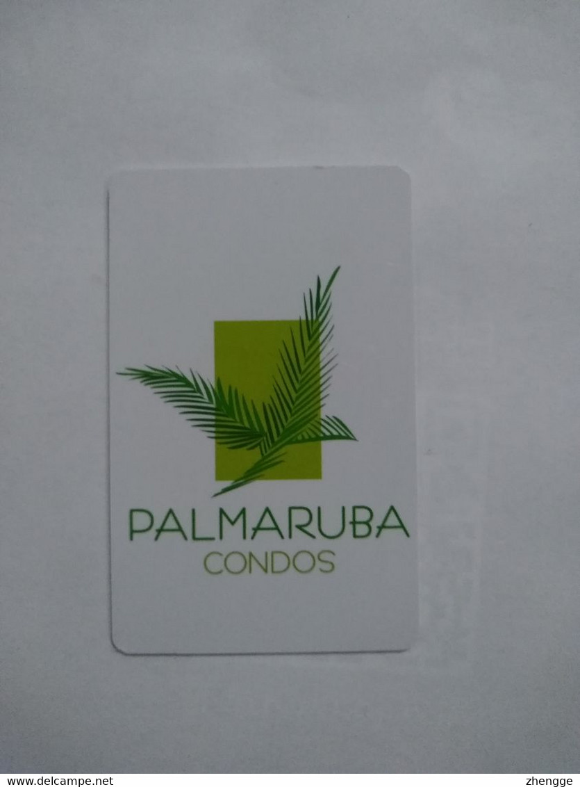 Aruba Hotel Key, Palmaruba Condos, (1pcs) - Hotel Keycards