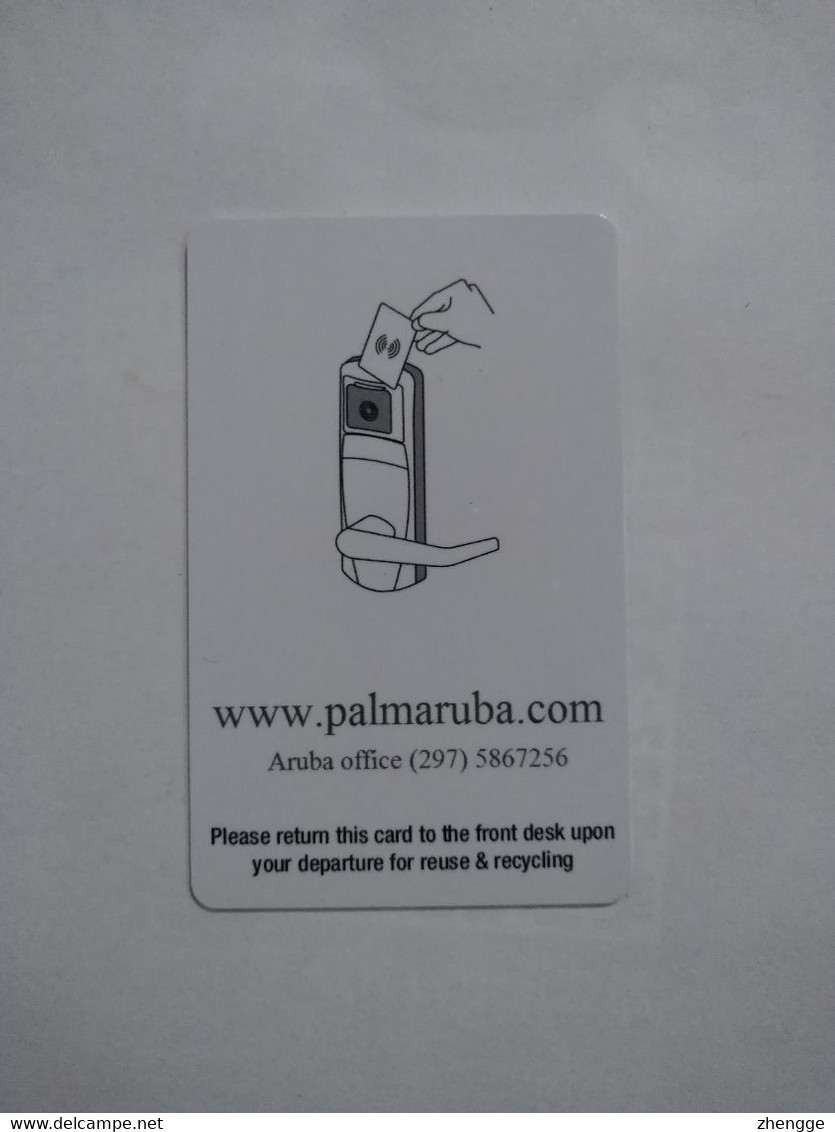 Aruba Hotel Key, Palmaruba Condos, (1pcs) - Hotel Keycards