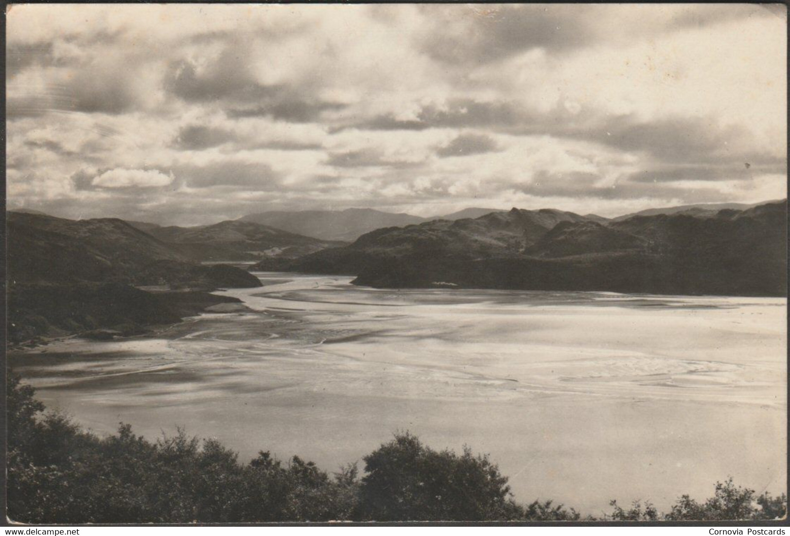 Mawddach Estuary, Barmouth, Merionethshire, C.1960 - W Eric Edwards RP Postcard - Merionethshire