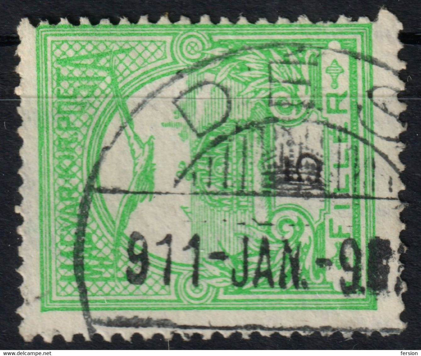 Dej DÉS Postmark / TURUL Crown 1911  Hungary Romania Transylvania Szolnok Doboka County KuK - 5 Fill - Transsylvanië