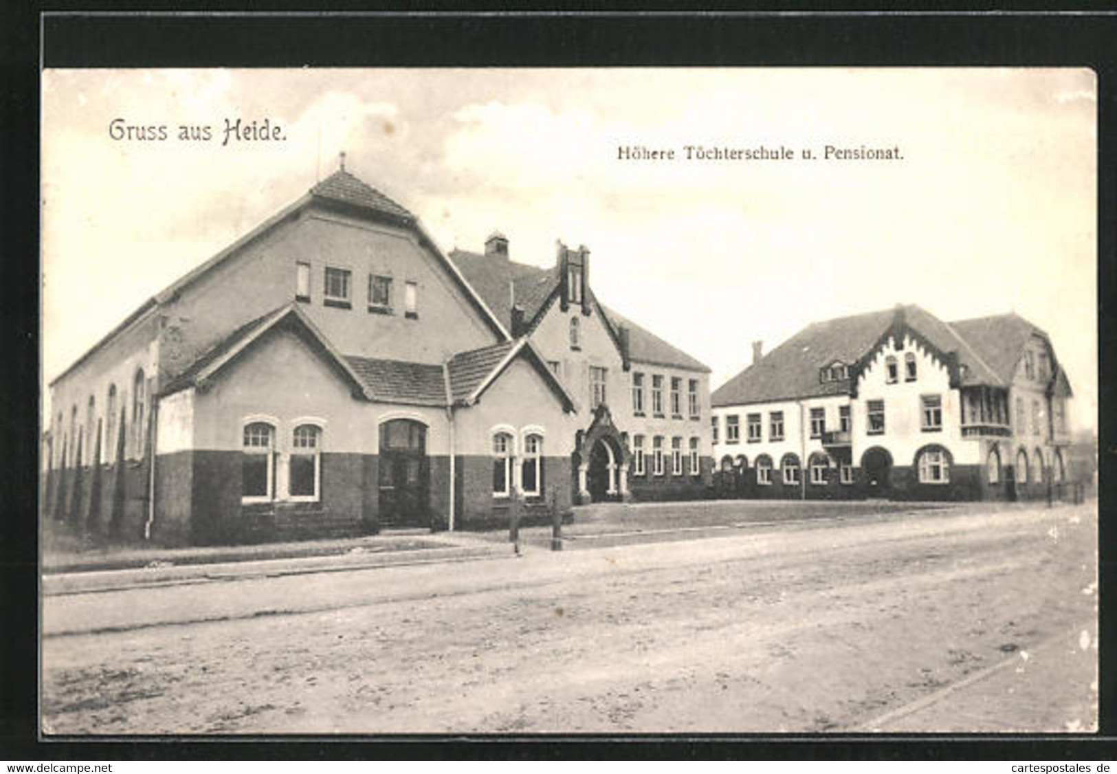 AK Heide / Holstein, Höhere Töchterschule Und Pensionat - Heide