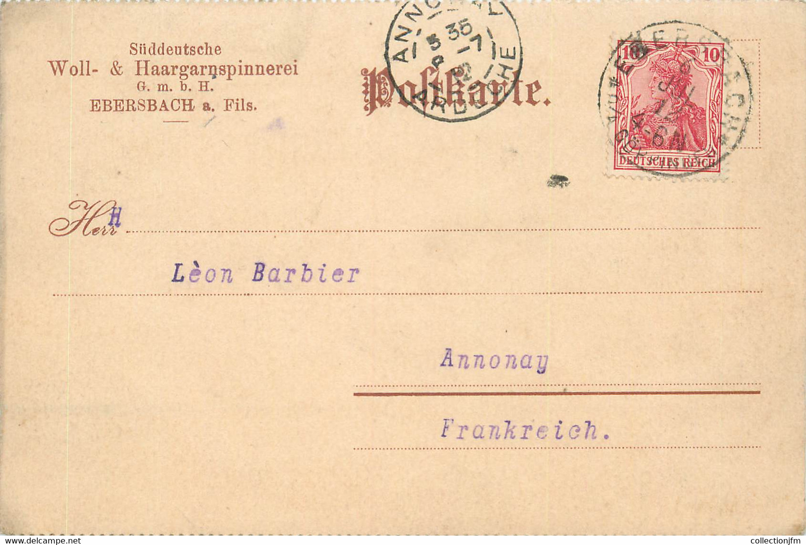 CPA ALLEMAGNE "Ebersbach An Der Fils" - Eberbach