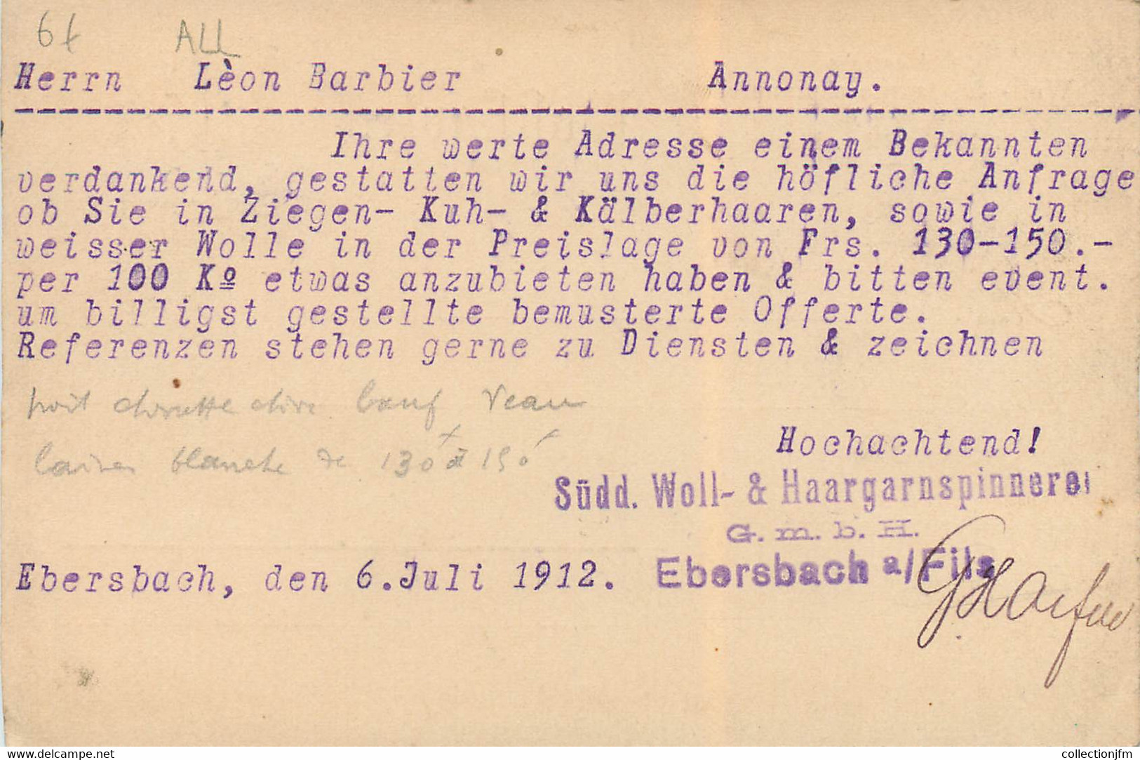 CPA ALLEMAGNE "Ebersbach An Der Fils" - Eberbach