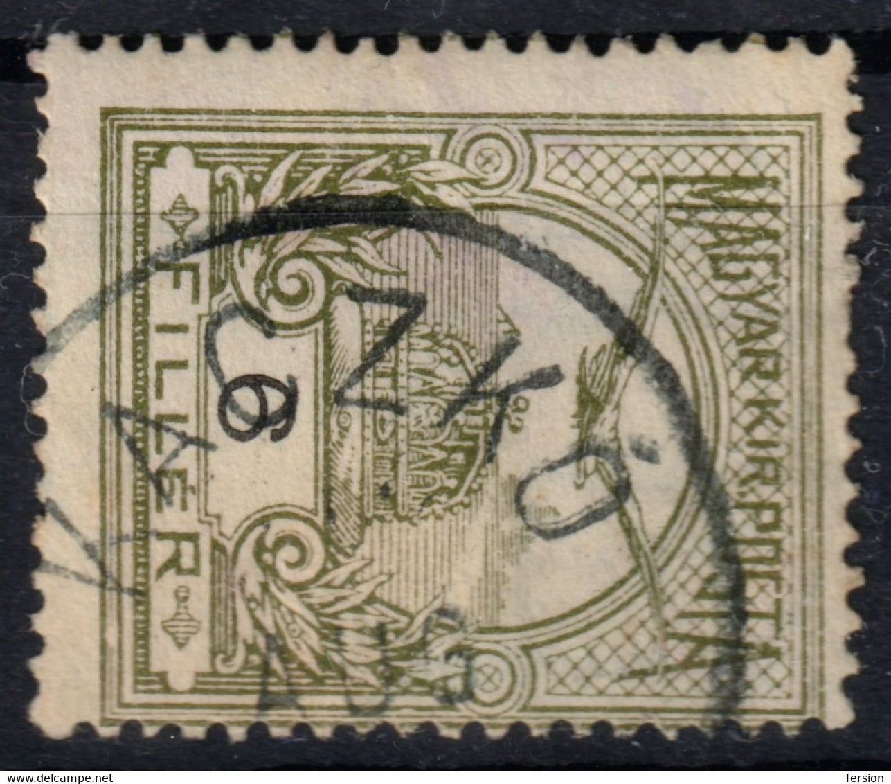 Câțcău KACKÓ Kaczkó Postmark / TURUL Crown 1910's Hungary Romania Transylvania Kolozs County KuK - 6 Fill - Transsylvanië