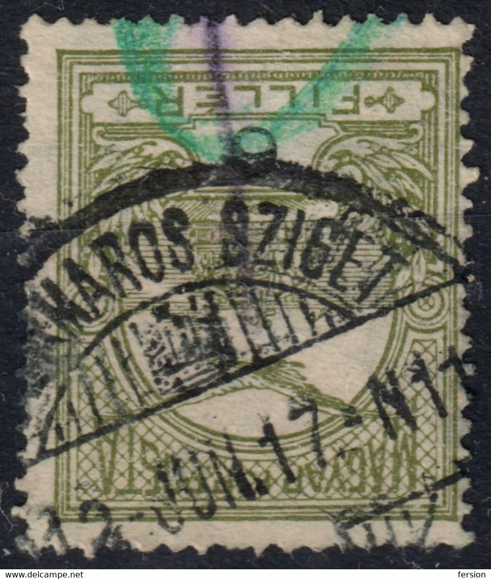 Marossziget Ostrov Postmark / TURUL Crown 1912 Hungary Romania Transylvania Banat Partium ARAD County KuK - 6 Fill - Transsylvanië