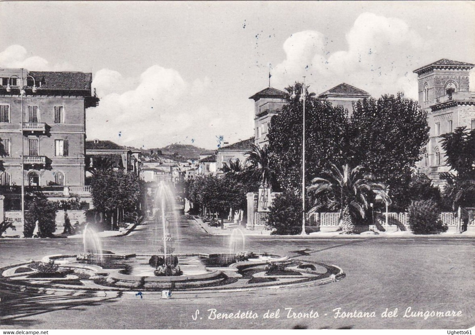 S. Benedetto Del Tronto - Fontana Del Lungomare Viaggiata 1957 - Ascoli Piceno