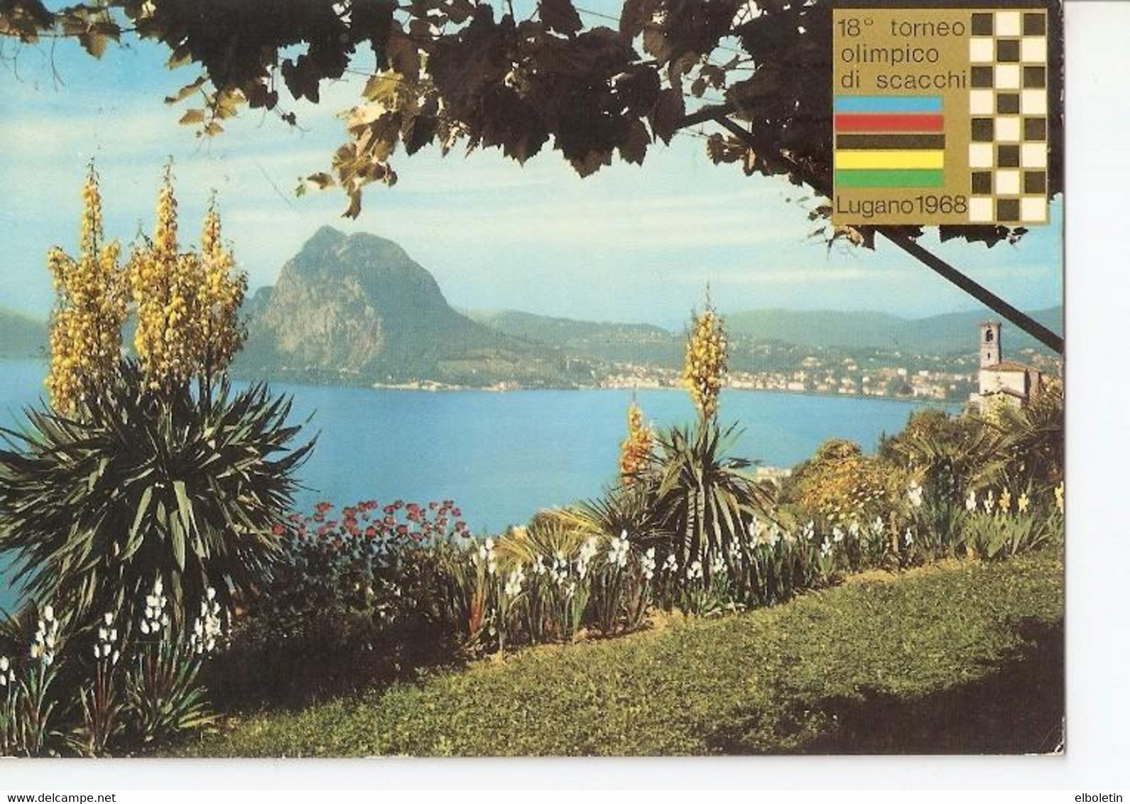 Postal 049008 : XVIIIo Torneo Olimpico Di Scacchi Lugano 1968 - Sin Clasificación