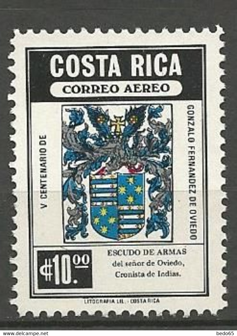 COSTA RICA PA Yvert N° 718 Variétée Recto Verso Dde La Couleur Argentée NEUF** SANS CHARNIERE / MNH - Costa Rica