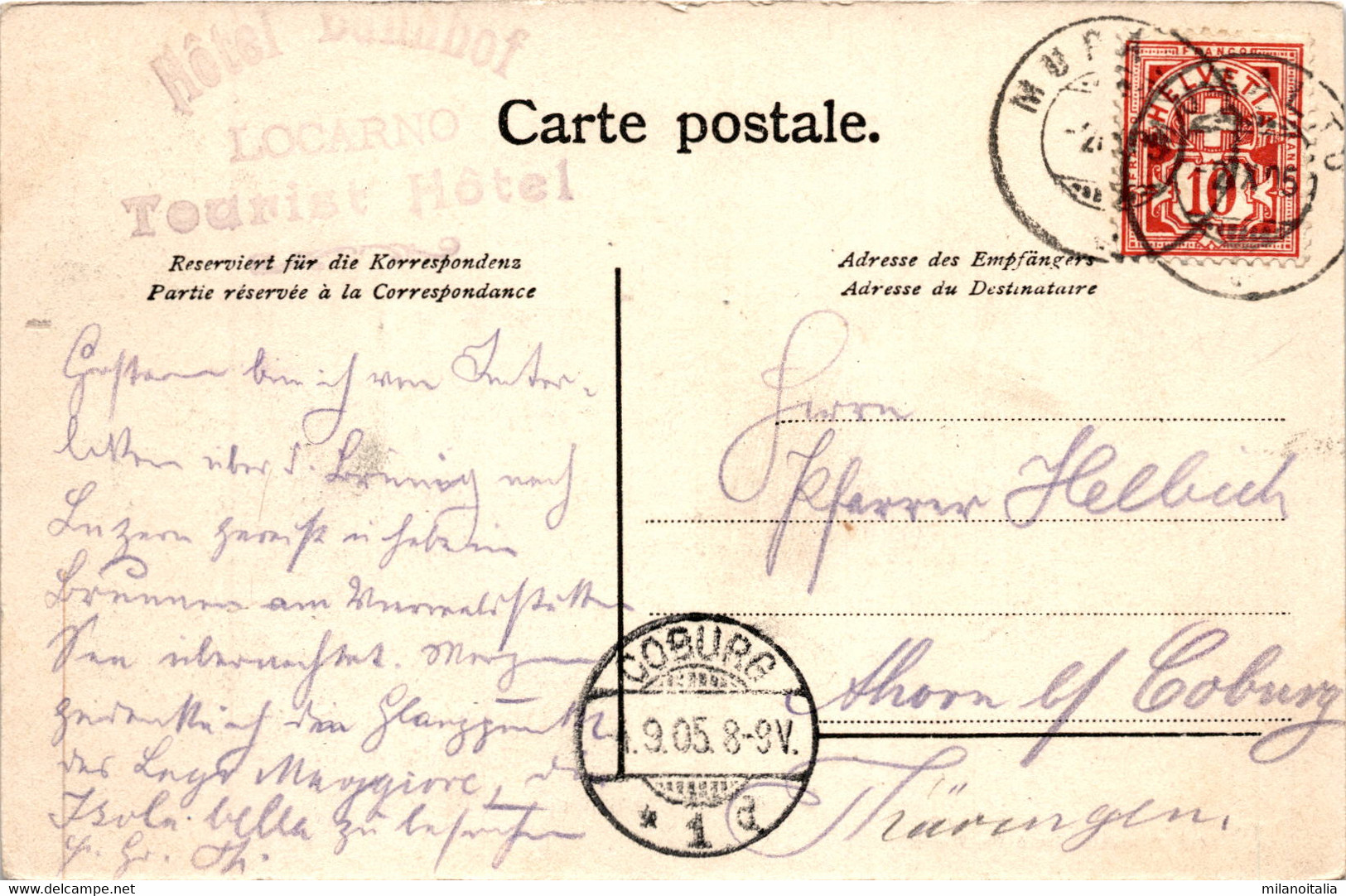 Locarno - Muralto (2416) * 2. 9. 1905 - Muralto