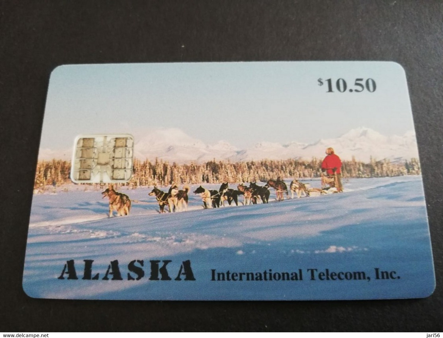 USA  ALASKA  CHIP  $10,50   ONLY 5000  ALASKA  DOG MUSHING /MT MCKINLEY ALASKA    **5516** - [2] Chip Cards