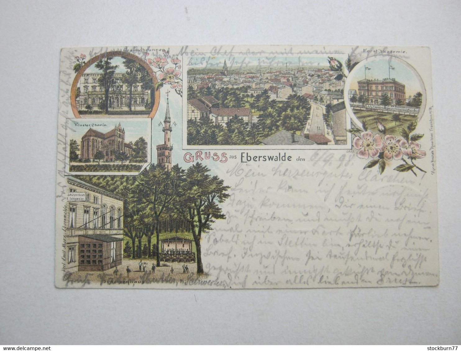 Eberswalde,  1898  ,  Seltene Karte - Eberswalde