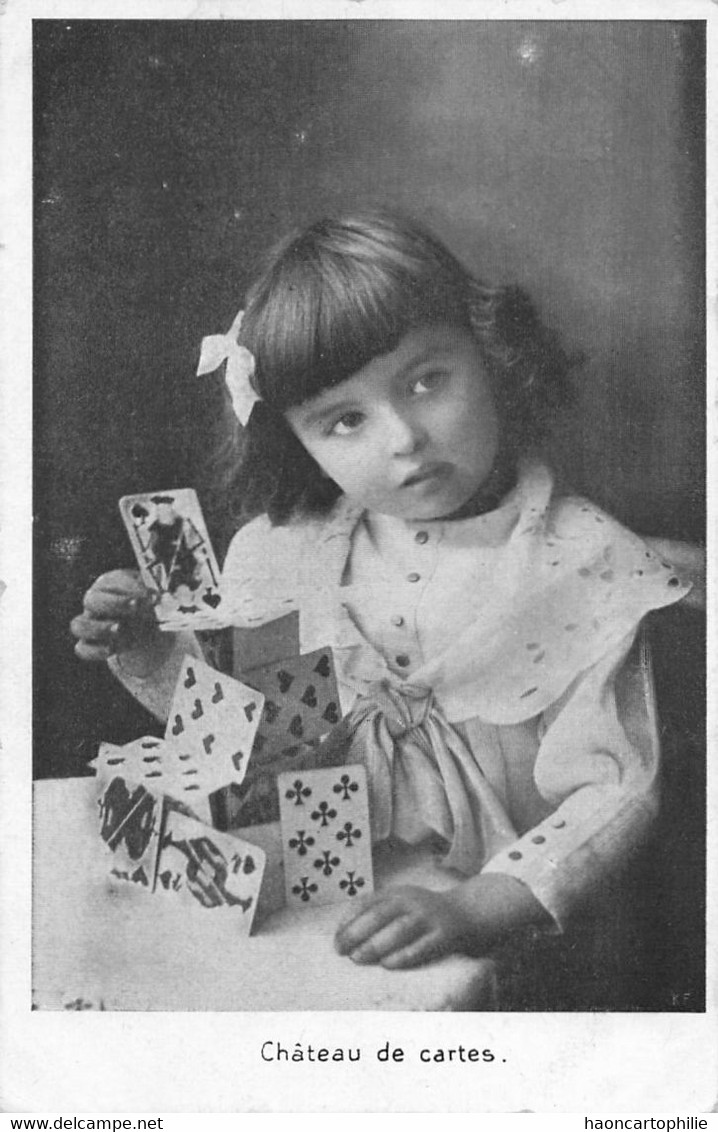 Cartes A Jouer  Chateau De Cartes Jeu De Cartes Lot De 5 Cartes Fillette Enfant - Playing Cards