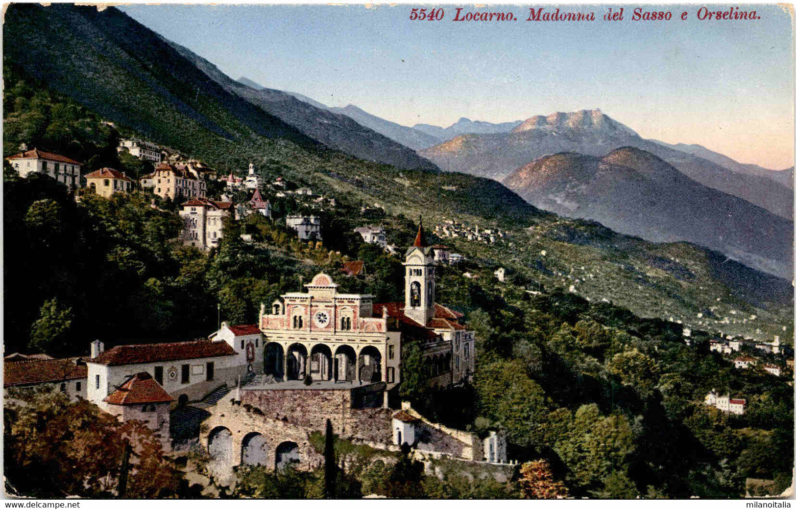 Locarno - Madonna Del Sasso E Orselina (5540) * 17. 8. 1927 - Orselina