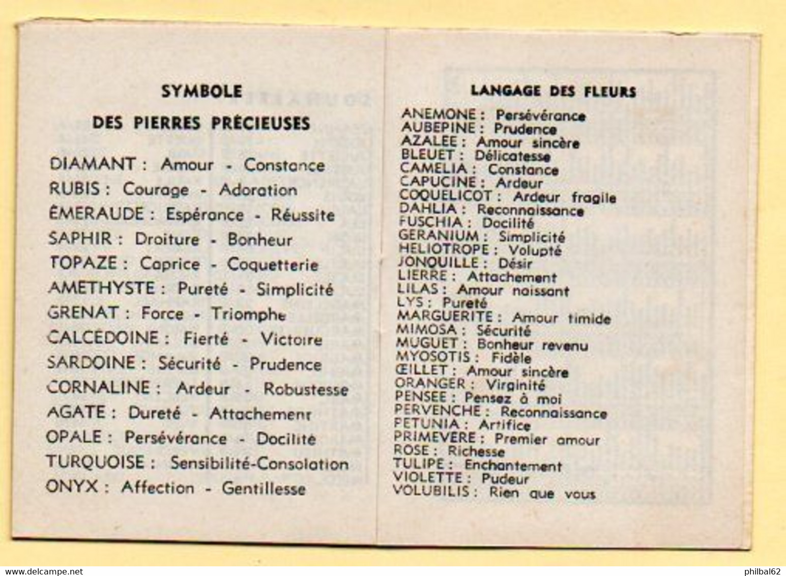Petit Almanach Calendrier 1964. Le Bois Fleuri, Françoise Fleurs à Paris. - Petit Format : 1961-70
